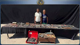 مداهمة ورشة سرية لتصنيع الأسلحة بالقاهرة تنتهي بضبط 107 قطع سلاح