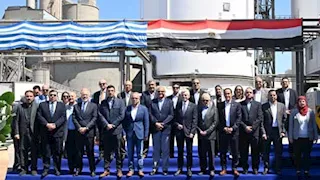 وزيرا الصناعة والاستثمار يفتتحان صومعتين جديدتين لتصدير الأسمنت بمصنع تيتان