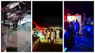 مصرع شخصين وإصابة 14 في حادث على الطريق الدولي الساحلي برأس سدر