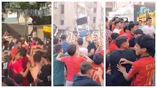فرحة أهالي المنيا بتأهل منتخب مصر لدور الـ 32 من كأس العالم -صور
