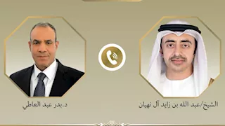 عبد العاطي ونظيره الإماراتي يؤكدان دعم خفض التوتر وأمن الملاحة بالمنطقة