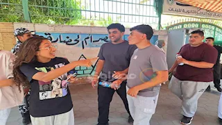 16 صورة.. الحزن يسيطر على طلاب الثانوية بالجيزة لصعوبة العربي