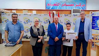 بالصور- تكريم أوائل إعدادية الفيوم بعد حصولهم على الدرجة النهائية