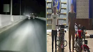 استعراض متهور على دراجات نارية ينتهي بضبط شابين بالمنوفية