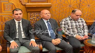 بالصور.. محافظ القاهرة يشارك في عزاء الدكتور عمرو حلمي وزير الصحة الأسبق بمسجد الشرطة