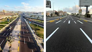 لتحسين الرؤية خلال الليل.. تخطيط محور قناة السويس في الإسكندرية -صور 
