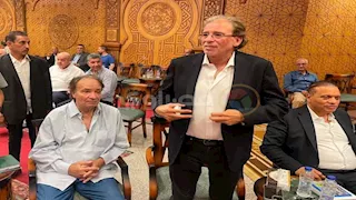 خالد يوسف وحمدي الوزير يشاركان في عزاء الدكتور عمرو حلمي وزير الصحة الأسبق