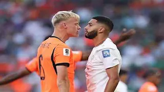 لحظة بلحظة.. المغرب 0 -1 هولندا.. الأول للطواحين