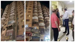 "حد عطف عليا بشقة عشان عيالي".. متضررة من سكان عقاري كفر طهرمس: هنروح فين؟