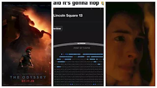 بسبب الإقبال الكبير.. عطل فني يضرب موقع تذاكر فيلم  "The Odyssey"