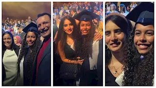بالصور- ابنة شيرين عبد الوهاب تحتفل بتخرجها بحضور زينة وغياب والدتها