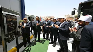 صور.. افتتاح محطة ذكية لتموين سيارات محافظة القاهرة توفر 62% في الوقود