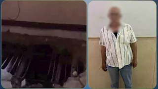 انتقاما من طليقته .. صياد يحطم شقة الزوجية بعد حكم تمكين بكفر الشيخ - فيديو