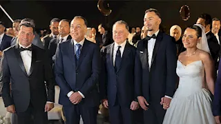 بحضور رئيس الوزراء ووزير الداخلية.. 10 صور من حفل زفاف ابن وزير الشباب والرياضة السابق