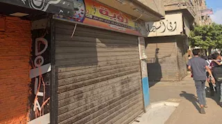 غلق المكتبات ورفع الإشغالات بمحيط لجان الإعدادية بشبرا الخيمة