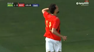 هدف تعادل منتخب مصر في شباك البرازيل (فيديو)