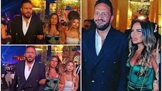20 صورة لـ خالد سرحان وزوجته في حفل زفاف ابنة شقيق عماد زيادة