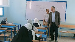 بالصورـ وكيل تعليم أسيوط يتفقد لجان الإعدادية بساحل سليم ويشدد على منع الغش