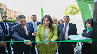وزيرة الإسكان تفتتح مركز الإسكان المتخصص التابع لبنك التعمير والإسكان بمدينة القاهرة الجديدة