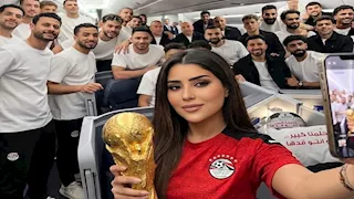 أيتن عامر تدعم منتخب مصر: "فرقتنا حلوة وجميلة"