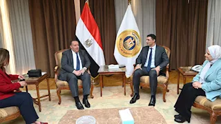 وزير الصناعة ونقيب المهندسين يبحثان التعاون لتوطين الصناعة وتدريب الكوادر الهندسية