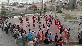 احتفالًا بذكرى 30 يونيو.. عروض فنية بحديقة بيرم التونسي بالإسكندرية – صور