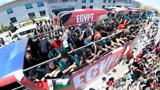 تفاصيل الرحلة ورسائل صلاح .. الاحتفال ببعثة منتخب مصر بإنجاز كأس العالم2026(تغطية صور وفيديو)