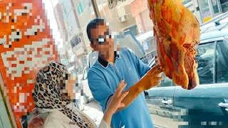 ضبط سلخانة غير مرخصة والتحفظ على 200 كيلو لحوم فاسدة بالمنوفية -صور 