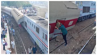 خروج عربة قطار عن القضبان.. مصدر بالسكة الحديد يكشف التفاصيل