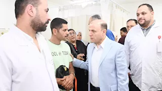 مصابو خروج عربة قطار عن القضبان يغادرون مستشفى طنطا باستثناء حالة