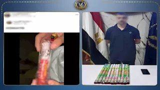  سقوط عامل حول غرفته لمخزن صواريخ وأدار صفحة لبيع الألعاب النارية بالعياط