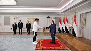 "من أحسن الأيام".. عمر مرموش يوجه رسالة شكر إلى الرئيس السيسي (فيديو)