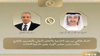 اتصال مصري إماراتي لبحث تطورات الأوضاع الإقليمية.. ماذا تضمن؟