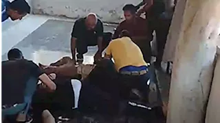 إصابة أب ونجله في حادث على طريق سنتريس - القناطر بالمنوفية (صور)