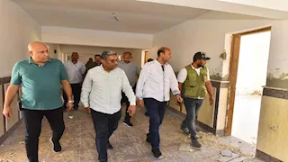 محافظ أسيوط يتفقد مشروعي السوق الحضري وساحات انتظار الحاويات بالبداري