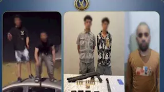 "كنا غائبين عن الوعي".. الداخلية تضبط المتهمين في فيديو التلويح بالأسلحة بالعبور