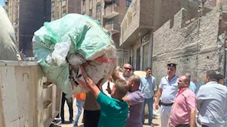 بالصور| "الجيزة" تشن حملة موسعة ضد مخازن الفرز.. وإجراءات قانونية بحق المخالفين
