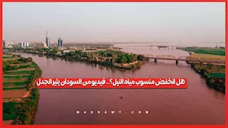 هل انخفض منسوب مياه النيل؟.. فيديو من السودان يثير الجدل