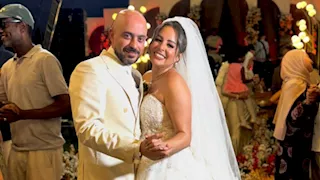 بالصور.. زهرة رامي تحتفل بزفافها وسط أجواء عائلية