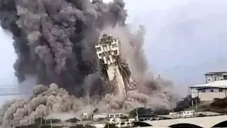 وكالة الأنباء الإيرانية: 8 قتلى في هجمات أمريكية وانهيار برج المراقبة في ميناء تشابهار