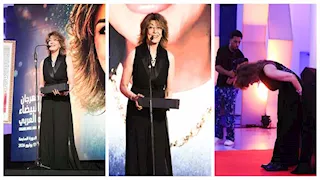 بالصور.. تكريم سماح أنور في مهرجان الدار البيضاء للفيلم العربي