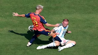 ملخص الشوط الأول من مباراة إسبانيا والأرجنتين بنهائي كأس العالم 2026