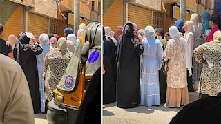 هدايا الدعم تهزم شبح الكيمياء.. أولياء أمور يستقبلون أبناءهم بالورود أمام لجان الثانوية بالمنوفية 
