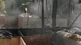 السيطرة على حريق مخلفات بجوار مقابر بهتيم في شبرا الخيمة (صور)