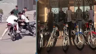 بقصد اللهو.. سقوط 5 شباب استعرضوا بدراجات نارية بكفر الشيخ