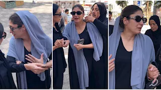 انهيار شقيقته بالدموع وحزن أصدقائه.. مشاهد مؤثرة في جنازة أحمد جلال عبدالقوي