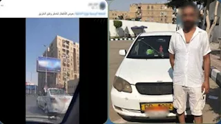 فيديو مثير | أطفال خارج نوافذ تاكسي أثناء السير.. والداخلية تتحرك