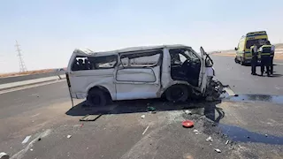 بينهم رضيع.. إصابة 9 أشخاص في حادث على طريق "القاهرة - الإسكندرية" الصحراوي