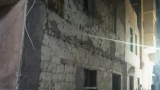 بدون إصابات.. انهيار جزئي لمنزل غير مأهول بالسكان في بني سويف- صور
