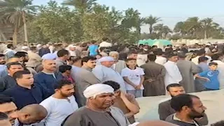الفيوم تُشيّع جثامين 4 عمال من ضحايا الماس الكهربائي في السعودية -صور